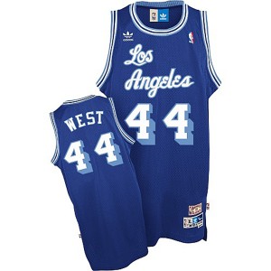 Jerry West Los Angeles Lakers Soul Swingman Men's #44 Road Jersey - Blue 417325-836
