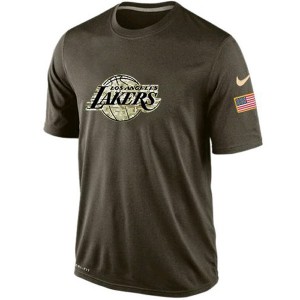 Los Angeles Lakers NBA Dri-FIT Men's Salute To Service T-Shirt - Camo 241995-333