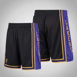 Los Angeles Lakers Hardwood Classics Basketball Men's Reload Shorts - Black 517637-137