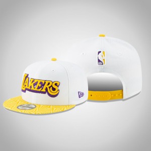 Los Angeles Lakers NBA 2020 Season 9FIFTY Snapback Adjustable Men's Earned Hat - White Gold 884274-248