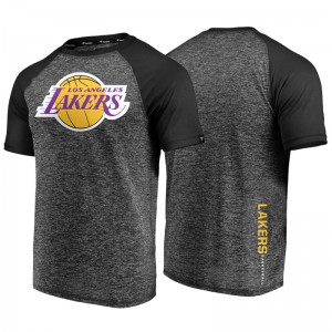 Los Angeles Lakers Static Men's Performance T-Shirt - Graphite 135797-682
