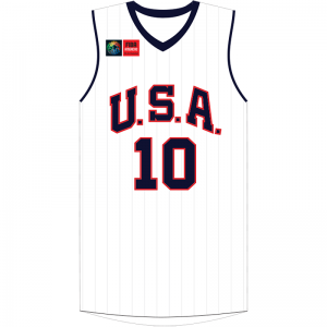 Kobe Bryant Los Angeles Lakers Team USA FIBA Basketball Men's #10 Home Jersey - White 494924-774