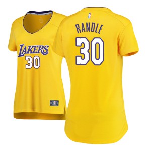 Julius Randle Los Angeles Lakers 2017-18 Edition Replica Women's #30 Icon Jersey - Yellow 372981-205
