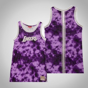 Los Angeles Lakers Tank Dress Women's Galaxy Tank Top - Purple 302483-577
