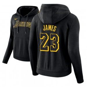 LeBron James Los Angeles Lakers Edition Women's #23 City Hoodie - Black 259719-464