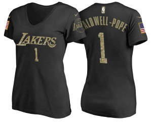 Kentavious Caldwell-Pope Los Angeles Lakers USA Flag USA Flag Women's #1 Name & Number T-Shirt - Camo 249054-678