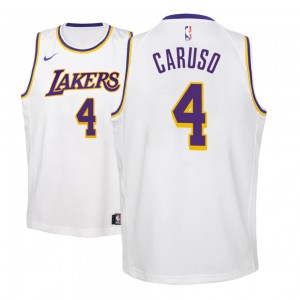 Alex Caruso Los Angeles Lakers 2018-19 Youth #4 Association Jersey - White 386858-246
