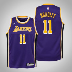 Avery Bradley Los Angeles Lakers Youth #11 Statement Jersey - Purple 316383-451