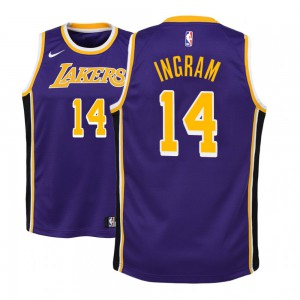 Brandon Ingram Los Angeles Lakers 2018-19 Youth #14 Statement Jersey - Purple 185936-399