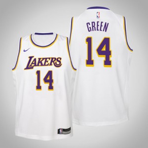 Danny Green Los Angeles Lakers Youth #14 Association Jersey - White 438277-879