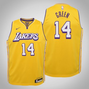 Danny Green Los Angeles Lakers 2020 Season Youth #14 City Jersey - Gold 108791-606