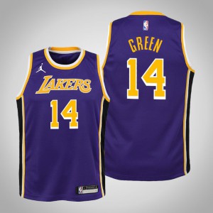 Danny Green Los Angeles Lakers 2021 Season Youth #14 Statement Jersey - Purple 546998-898