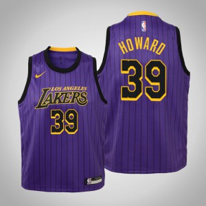 Dwight Howard Los Angeles Lakers 2020 Season Youth #39 City Jersey - Purple 916222-820