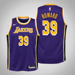 Dwight Howard Los Angeles Lakers 2020 Season Youth #39 Statement Jersey - Purple 233220-841