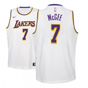 JaVale McGee Los Angeles Lakers 2018-19 Youth #7 Association Jersey - White 172359-531