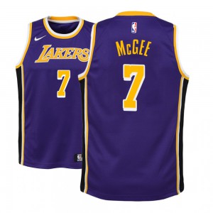 JaVale McGee Los Angeles Lakers 2018-19 Youth #7 Statement Jersey - Purple 965040-657