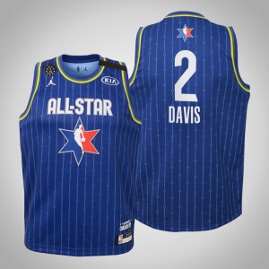 Anthony Davis Los Angeles Lakers Team LeBron Lakers Youth #2 2020 NBA All-Star Game Jersey - Blue 974620-577