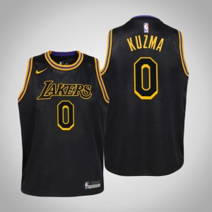 Kyle Kuzma Los Angeles Lakers City Youth #0 Mamba Edition Jersey - Black 316009-810