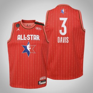 Anthony Davis Los Angeles Lakers Youth #3 2020 NBA All-Star Game Jersey - Red 603046-942