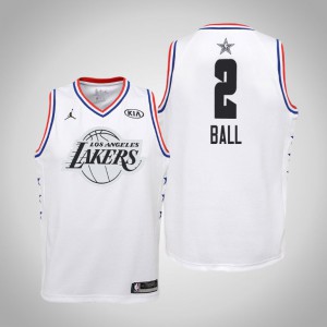 Lonzo Ball Los Angeles Lakers Swingman Youth #2 2019 All-Star Jersey - White 475377-517