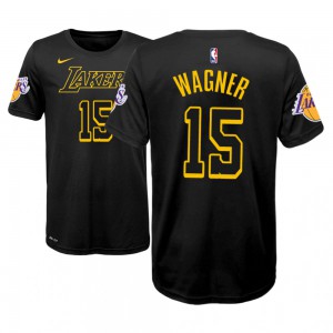 Moritz Wagner Los Angeles Lakers 2018-19 Edition Name & Number Youth #15 City T-Shirt - Black 495529-739
