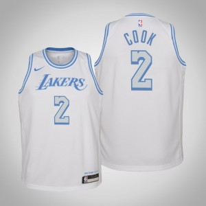 Quinn Cook Los Angeles Lakers 2021 Season Youth #2 City Jersey - White 345030-669