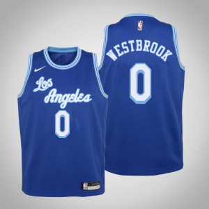 Russell Westbrook Los Angeles Lakers 2021 Youth #0 Classic Edition Jersey - Blue 549897-112