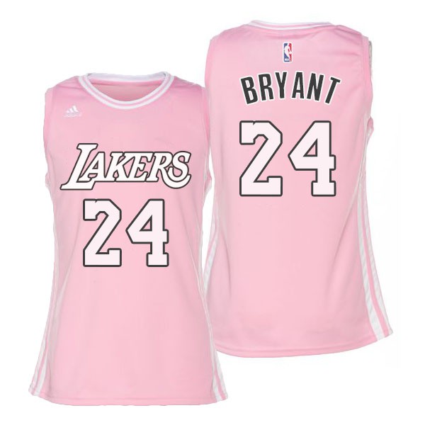Kobe Bryant Los Angeles Lakers Women's #24 Fashion Jersey - Pink