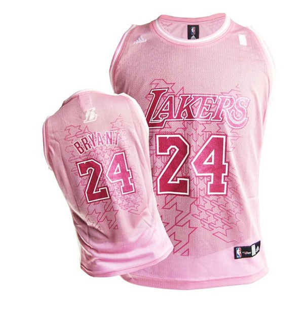 Kobe Bryant Los Angeles Lakers Women's #24 Fashion Jersey - Pink